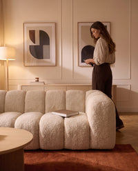DUNE 2/3 PL - Bouclette beige